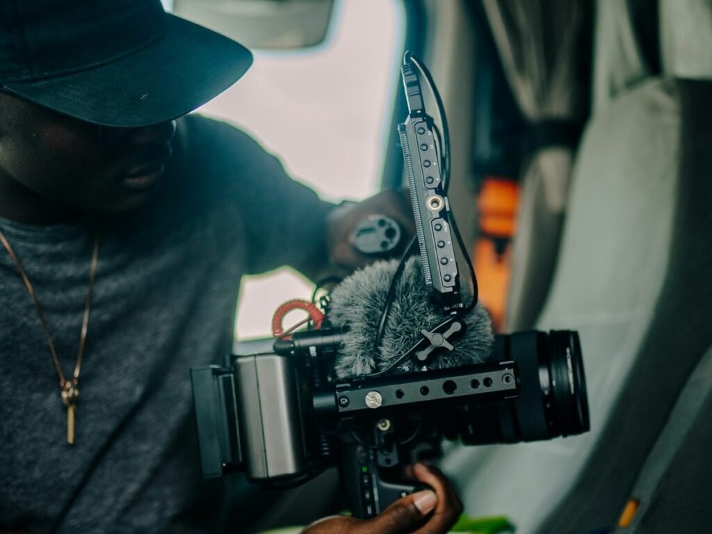 Opérateur caméra en tournage